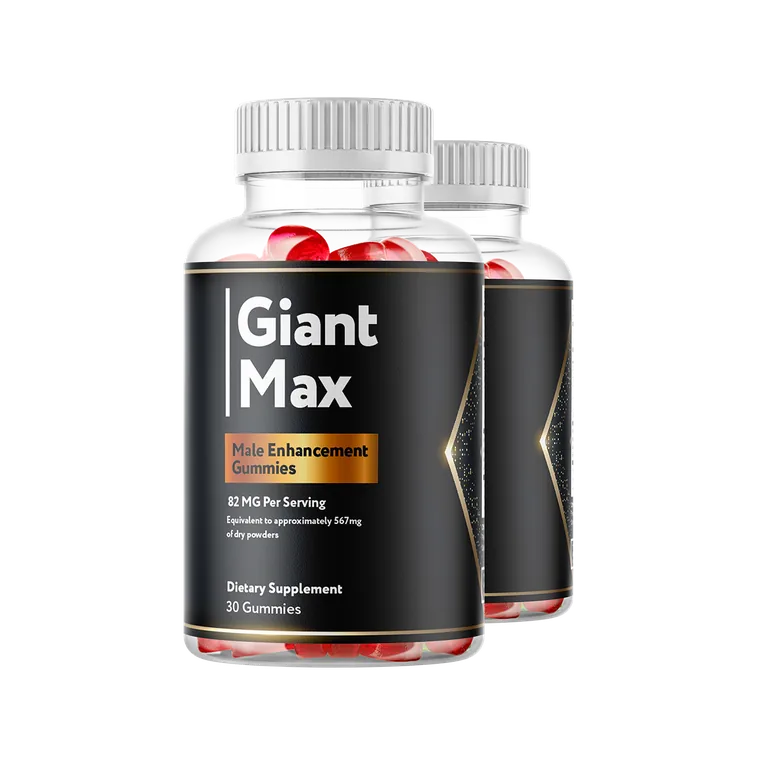 GiantMax men's vitality gummies two-bottle pack